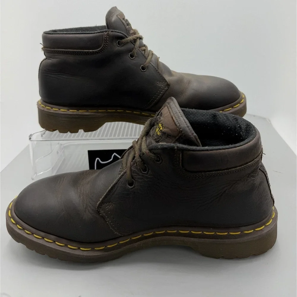 Dr. Martens Boots Brown Made in England  Leather Grunge Mens Size US 9